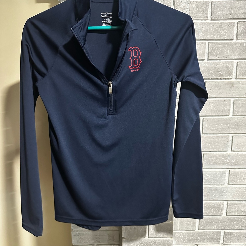 Kids Boston Red Sox dry fit longsleeve size 10/12 medium